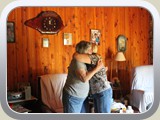 Marilyn saying goodbye to Mom (Grandma Beard)