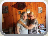 Marilyn saying goodbye to Mom (Grandma Beard)