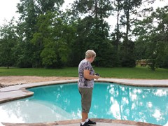 Pool has water